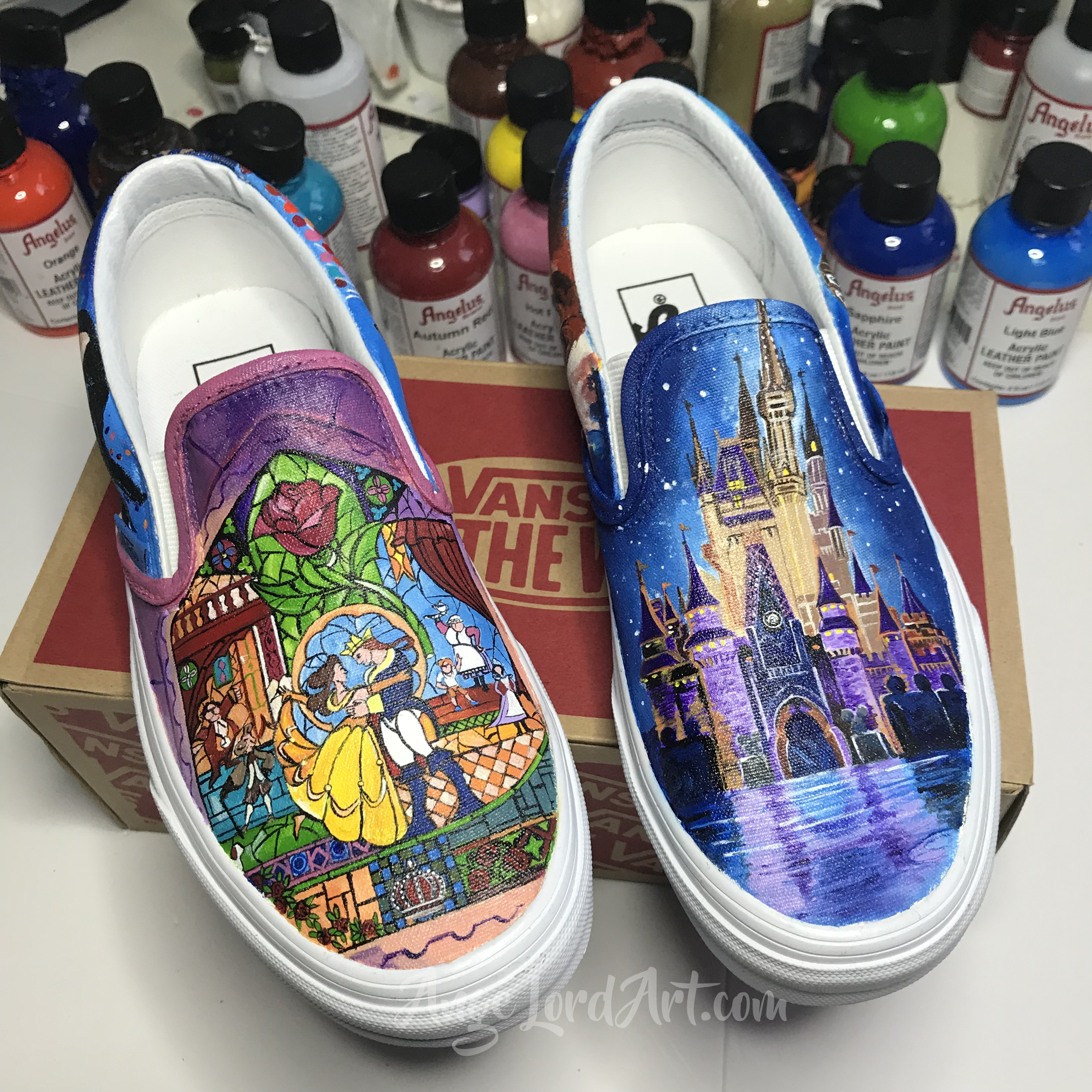 custom vans marvel